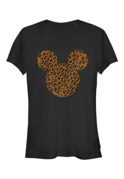 Disney Classic Mickey Cheetah MouseT-Shirt Con StampaBlack Donna T-shirt E Top H3A21DBCA-Q11