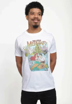 Disney The Little Mermaid Mermaid Cover UnisexT-Shirt Con StampaWhite Uomo T-shirt E Polo H3A2100HQ-A11 -Disney c60fdb937f104c42a501209ff15d3477