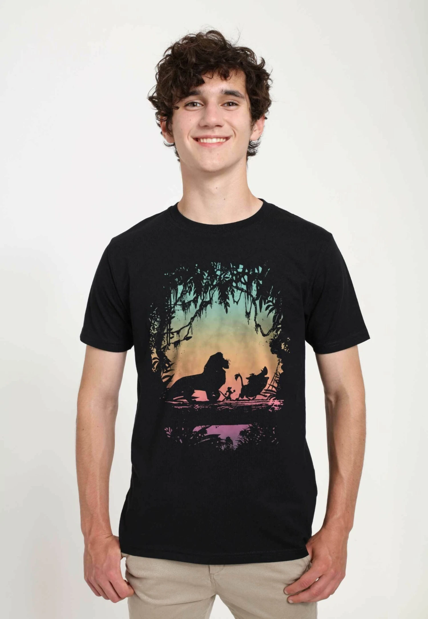 Disney Lion King Eastern Trail UnisexT-Shirt Con StampaBlack Uomo T-shirt E Polo H3A22O02B-Q11 1 Disney Lion King Eastern Trail UnisexT-Shirt Con StampaBlack Uomo T-shirt E Polo H3A22O02B-Q11