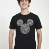 Disney Classic Mickey Mickey Icons Fill UnisexT-Shirt Con StampaBlack Uomo T-shirt E Polo H3A21028A-Q11