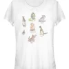Disney Winnie The Pooh Winnie PosterT-Shirt Con StampaWhite Donna T-shirt E Top H3A21DBBO-A11