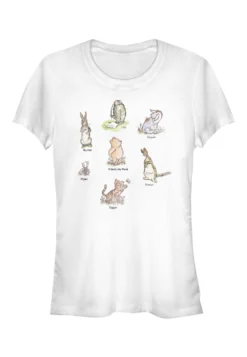 Disney Winnie The Pooh Winnie PosterT-Shirt Con StampaWhite Donna T-shirt E Top H3A21DBBO-A11