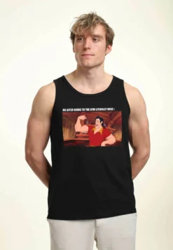 Disney Beauty The Beast Gaston Gym Meme- Top - Black 7 Disney Beauty The Beast Gaston Gym Meme- Top - Black -Disney cbe10ff79fd84c02b7865697bc65774a scaled