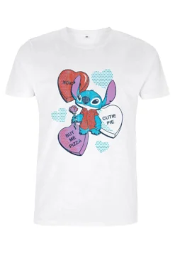 Disney Lilo & Stitch Heart Pizza UnisexT-Shirt Con StampaWhite Uomo T-shirt E Polo H3A2101ZU-A11 -Disney cda211dcbfe24e34845f080e95e33c60 scaled