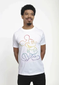 Disney Mickey Mouse Big Pride UnisexT-Shirt Con StampaWhite Uomo T-shirt E Polo H3A21027V-A11 -Disney d0f91d5b93d54153b6158f0ae530563f scaled