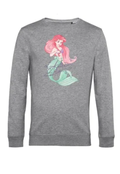Disney The Little Mermaid Signed ArielFelpaHeather Grey Donna Felpe H3A21J8RD-C11 -Disney d27ea7540b44476d9d826ea41e342c6d scaled
