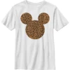 Disney Classic Mickey Cheetah MouseT-Shirt Con StampaWhite Bambini T-shirt & Top H3A26G0JR-A11