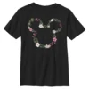 Disney Mickey Classic Floral MickeyT-Shirt Con StampaBlack Bambini T-shirt & Top H3A26G0QG-Q11
