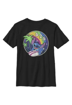 Disney Lilo & Stitch Retro RainbowT-Shirt Con StampaBlack Bambini T-shirt & Top H3A26G0QZ-Q11