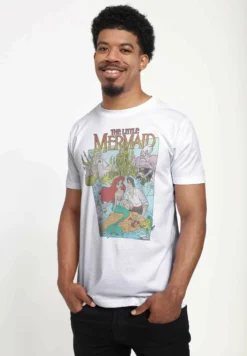 Disney The Little Mermaid Mermaid Cover UnisexT-Shirt Con StampaWhite Uomo T-shirt E Polo H3A2100HQ-A11 -Disney e125bb6ab4b14e118c89b07ee2e32656