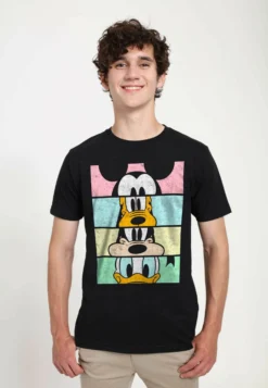 Disney Classics Mickey ClassicCrew CropT-Shirt Con StampaBlack Uomo T-shirt E Polo H3A21002T-Q11
