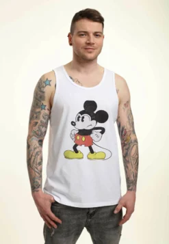 Disney Classic Mickey Mightiest Mouse Tank - Top - White