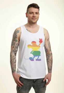 Disney Mickey Classic Love Is Love Pride Mickey - Top - White