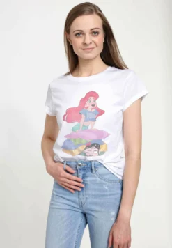 Disney Wreck-It Ralph 2 Signing Ariel - T-Shirt Con Stampa - White -Disney f4fb84e28e8742adb0f31a3fb81a3f72