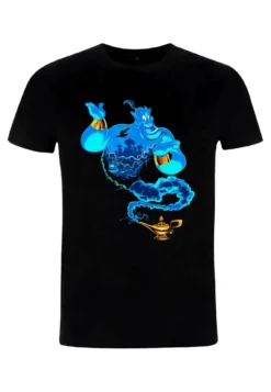 Disney Aladdin Genie Of The LampT-Shirt Con StampaBlack Donna T-shirt E Top H3A21D4KU-Q11