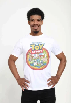 Disney Toy Story 1-3 Group Toys UnisexT-Shirt Con StampaWhite Uomo T-shirt E Polo H3A22O0K3-A11