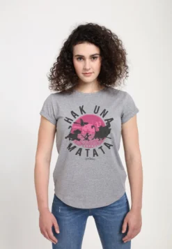 Disney The Lion King TimeT-Shirt Con StampaMelange Grey Donna T-shirt E Top H3A21D9NF-C11
