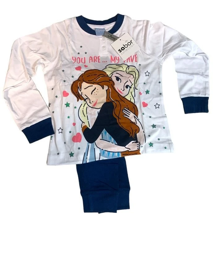 Pigiama Bambina Lungo FROZEN DISNEY PREZZO OULET 1 Pigiama Bambina Lungo FROZEN DISNEY PREZZO OULET