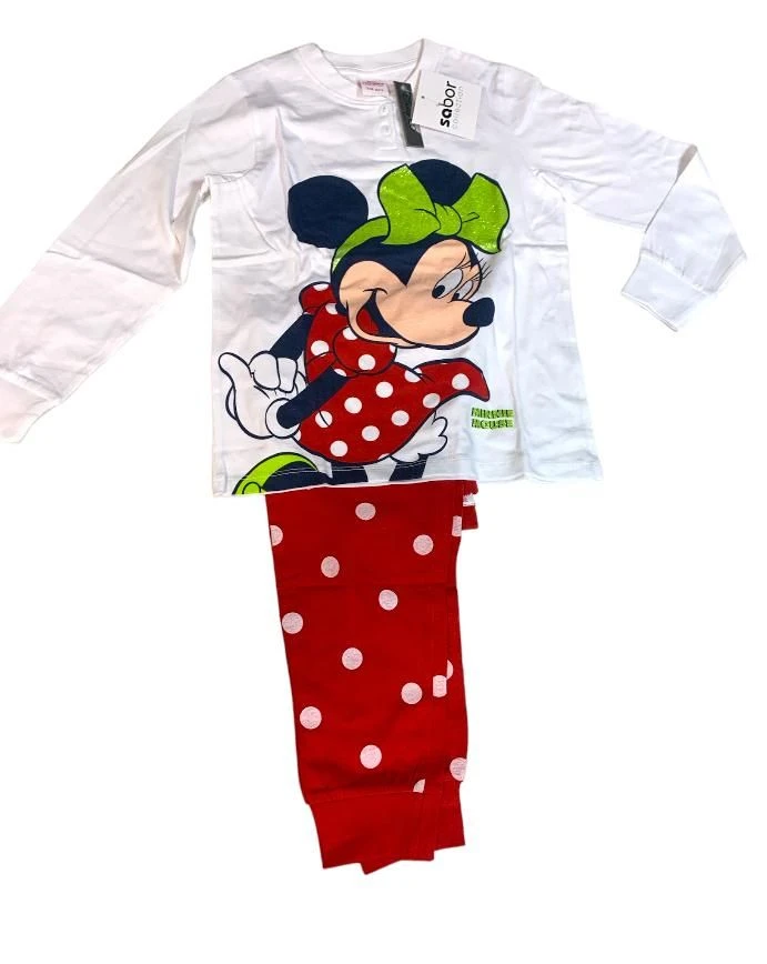 Pigiama Bambina Lungo MINNIE DISNEY PREZZO OULET 1 Pigiama Bambina Lungo MINNIE DISNEY PREZZO OULET